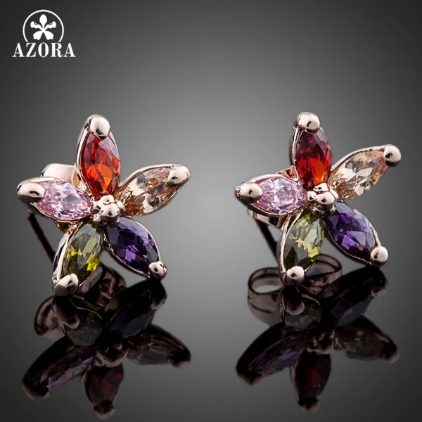 Женские серьги гвоздики с австрийским кристаллом|austrian crystal stud earrings|crystal earringsstud