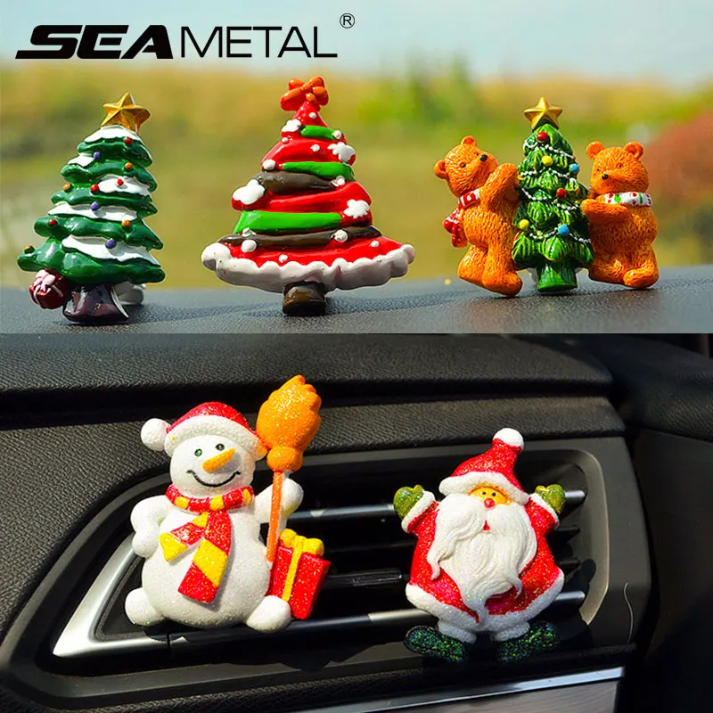 Рождественский подарок 2018 освежитель воздуха автомобильный орнамент Санта