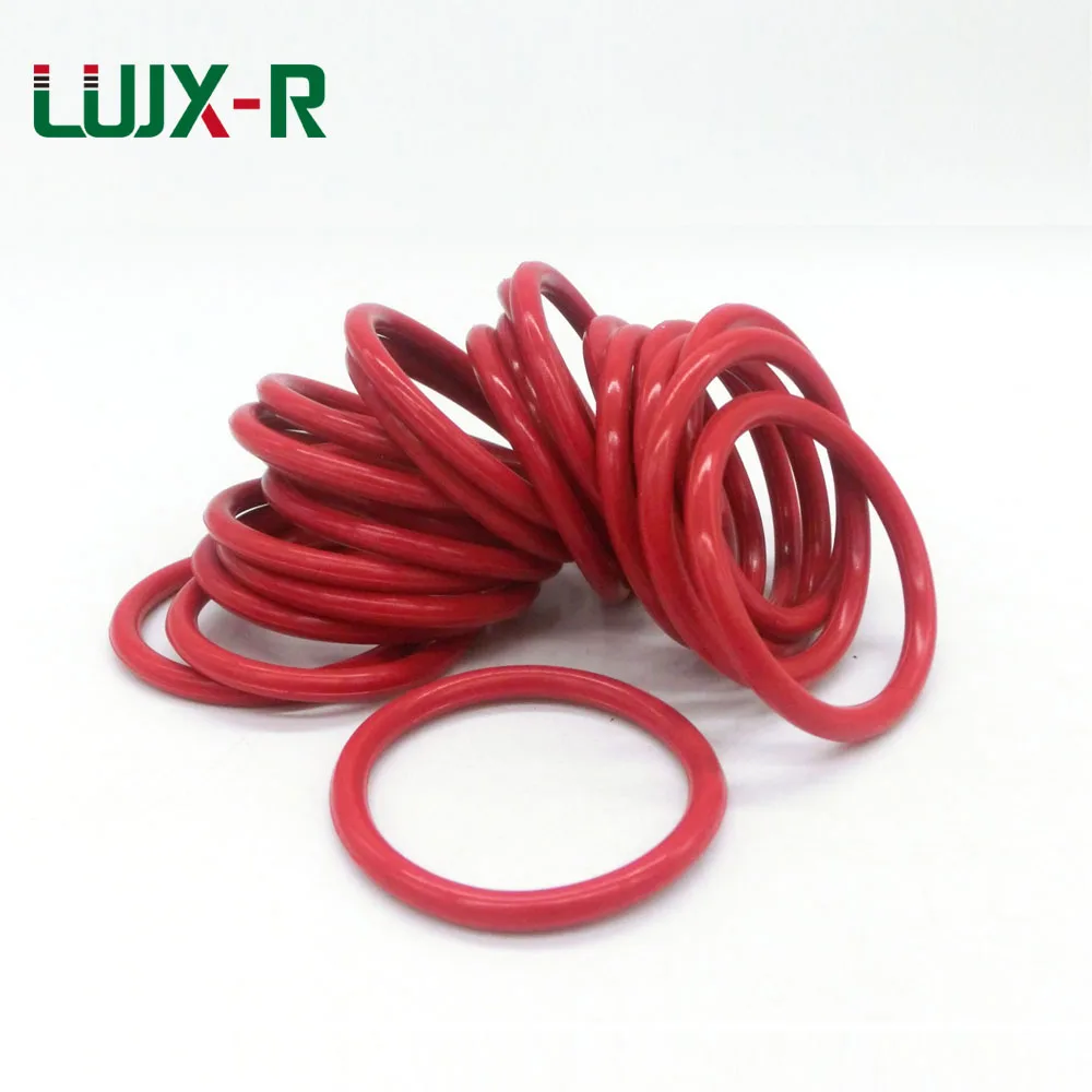 Уплотнительное кольцо VMQ LUJX-R 8 шт. красное 5 мм уплотнительное шайба