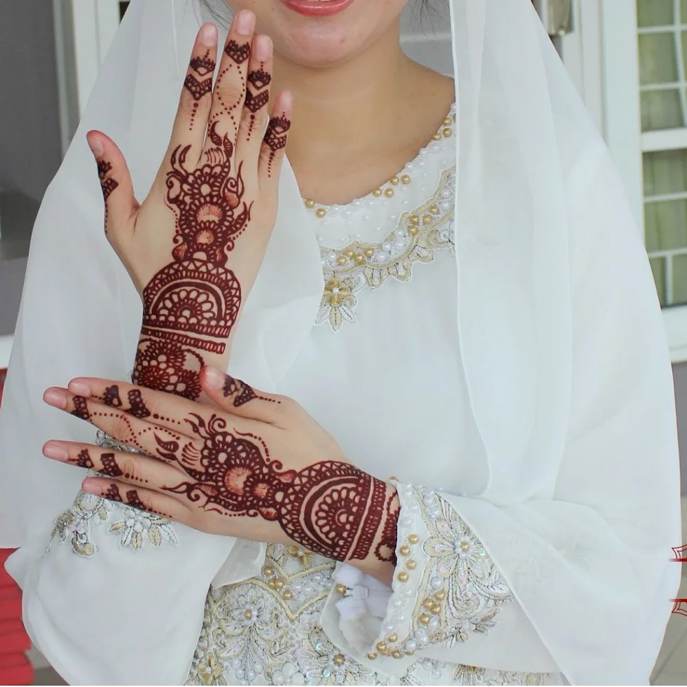 Коричневая хна в конусе для временных татуировок 4 шт|tattoo ink red|tattoo inkred tattoo |