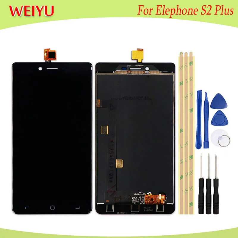 ЖК дисплей и сенсорный экран WEIYU для Elephone S2 Plus 5 '' с дигитайзером в сборе Замена