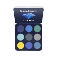 dnm 9 colors cosmetic matte eyeshadow cream makeup palette shimmer set paper case eyeshadow pallete make up eyeshadow powder f