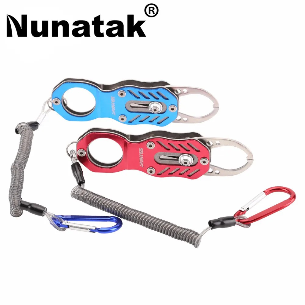 

Nunatak SK003 Grip Lips Grabber Stainless Steel Fishing Light Ultra Light Aluminum Clip Fishing Tool 120mm