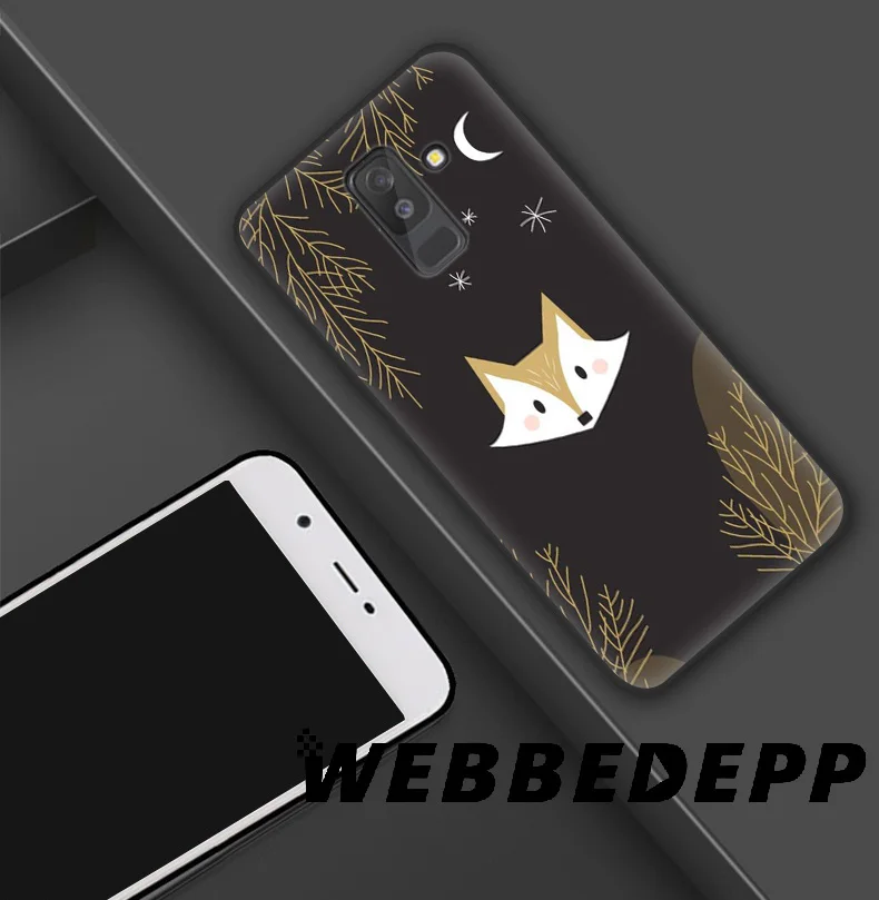 WEBBEDEPP лиса Милый Мягкий силиконовый чехол для Samsung Galaxy A9 A8 A7 A6 Plus 2018 A5 A3 2017 2016 Note 9 8 |