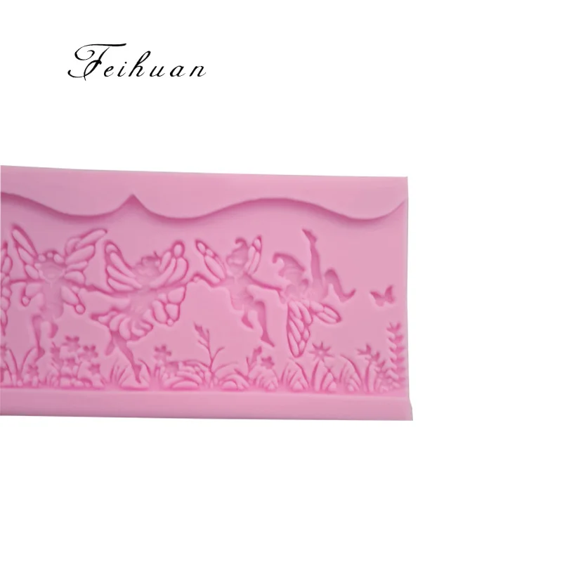 Feihuan New Butterfly Lace Mat Moule Silicone Mold Cake Decorating Sugarcraft Fondant Flower Embossing Stamp Pastry tool Wedding | Дом и сад