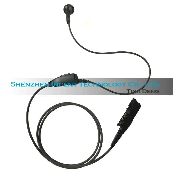 

VOIONAIR 20pcs/lot Ear Bud Earpiece Headset PTT Mic for Motorola MTP3100 XPR3500 XIR P6620 XIR P6600 DP2400 MotoTRBO