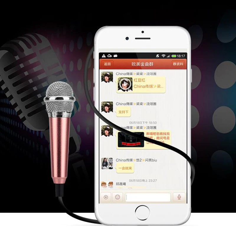 New 1pcs Mini 3.5mm Wired Microphone for Mobile Phone Tablet PC Singing speech | Электроника