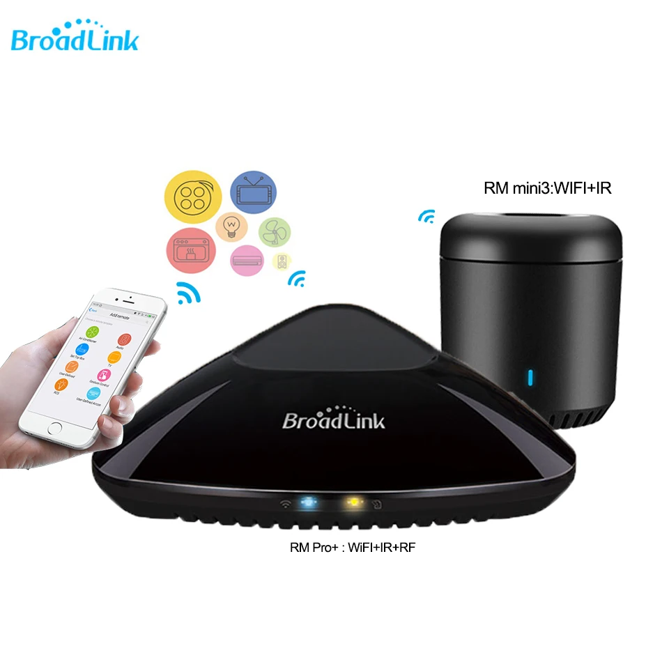 Беспроводной пульт дистанционного управления Broadlink rm pro +/RM mini3/rm 4c mini Wi Fi/IR/RF