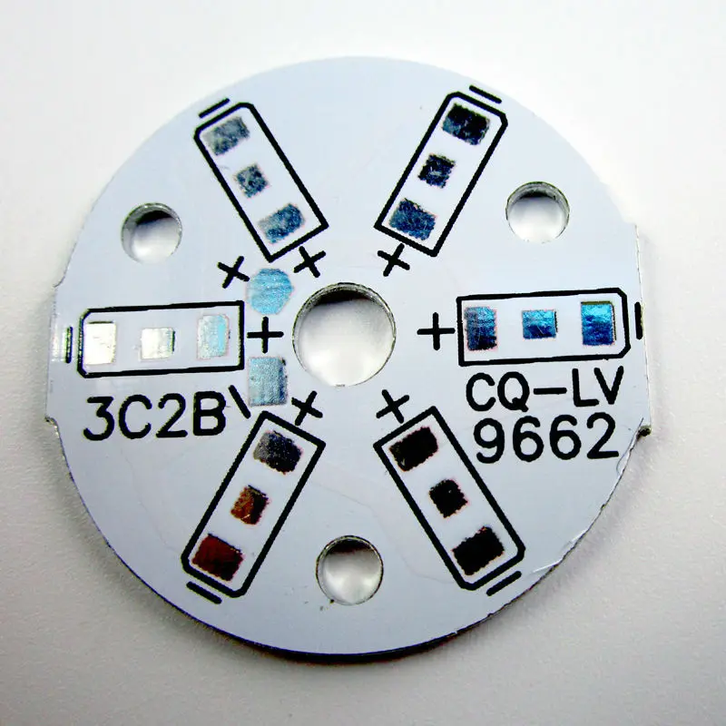 Светодиодный светильник smd 5630 smd5730 с алюминиевым основанием 3 Вт 32 мм светодиодный