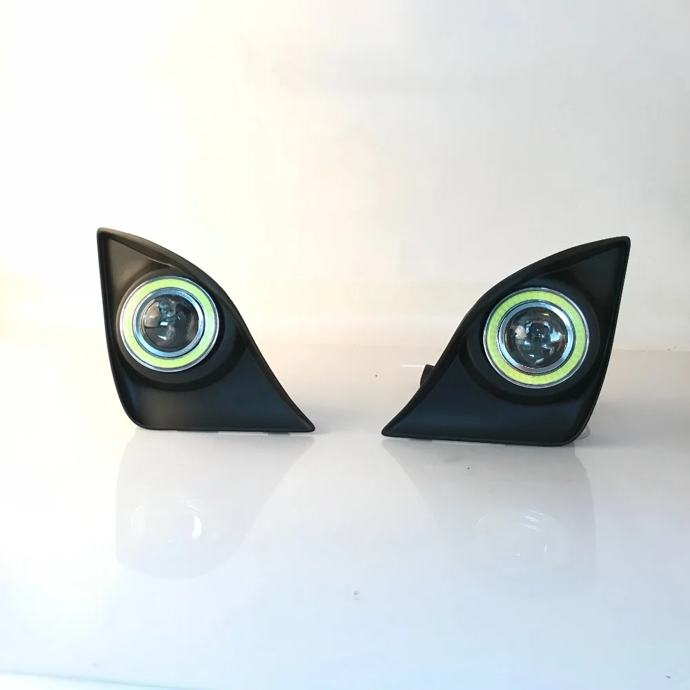 RQXR противотуманная фара вождение свет в сборе для Lexus IS250 cob angel eye светодиодные дневные ходовые огни сигнал поворота