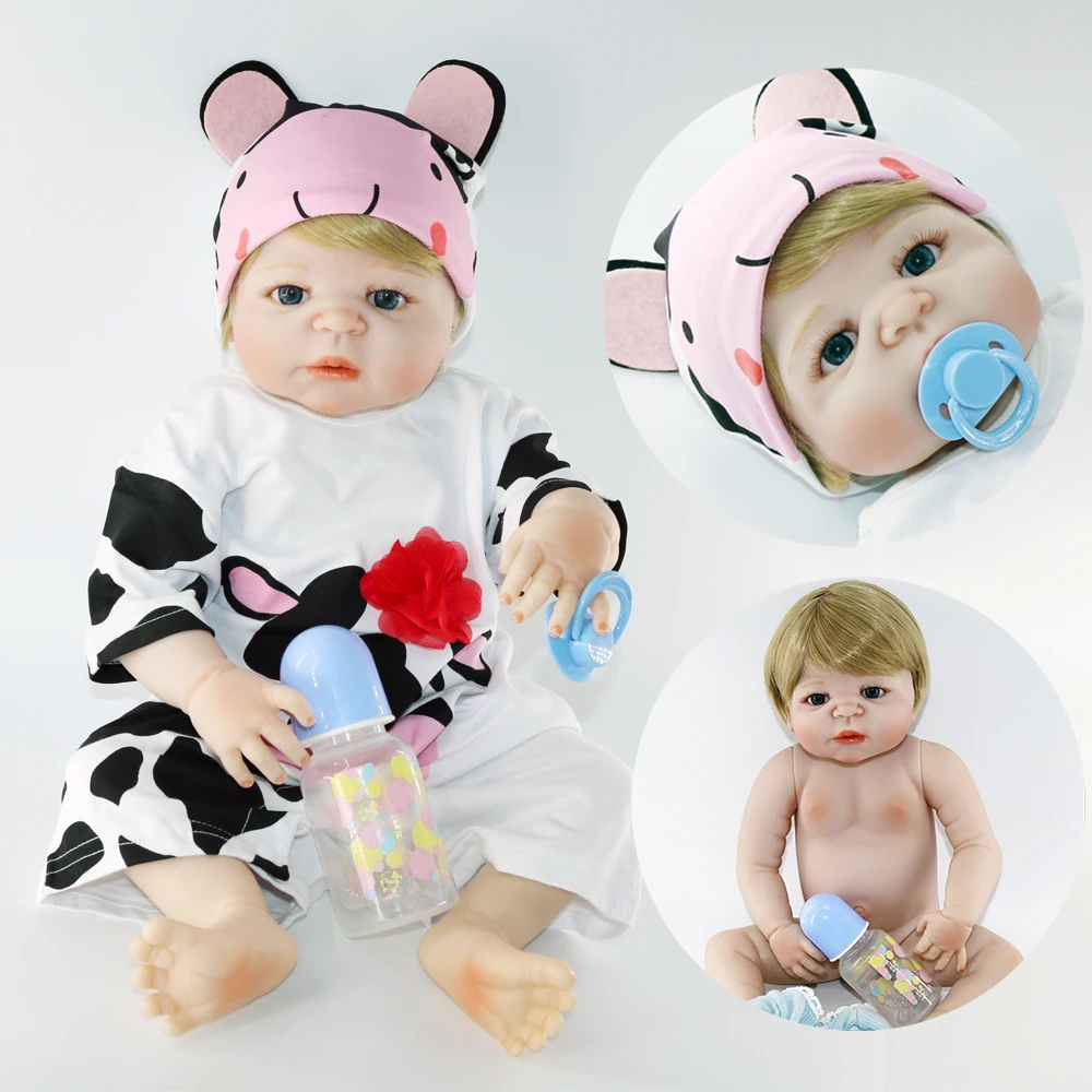 NPK 23 &quotсиликоновая кукла для новорожденных мальчиков или девочек DIY игрушки