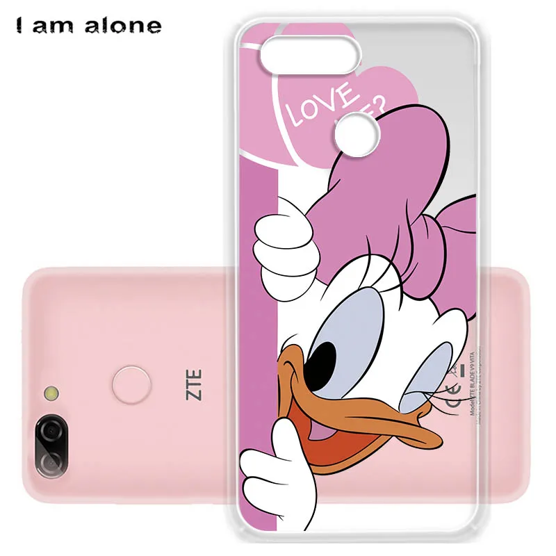 Solf TPU BT15 Чехлы для телефонов I am alone для zte Blade V9 Vita, 5,45 дюймов, мягкие сумки из ТПУ, Модный милый мобильный телефон для zte V9 Vita - Цвет: Solf TPU BT15