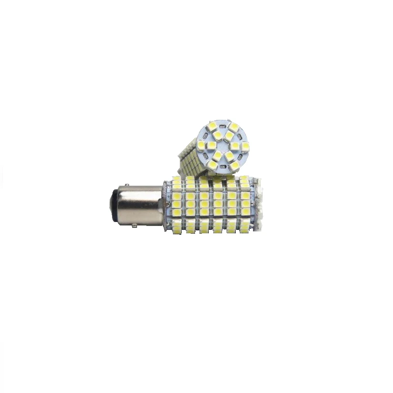 1157/1156BA15S 3528 120SMD Светодиодная лампа противотуманная фара парковочная белый свет