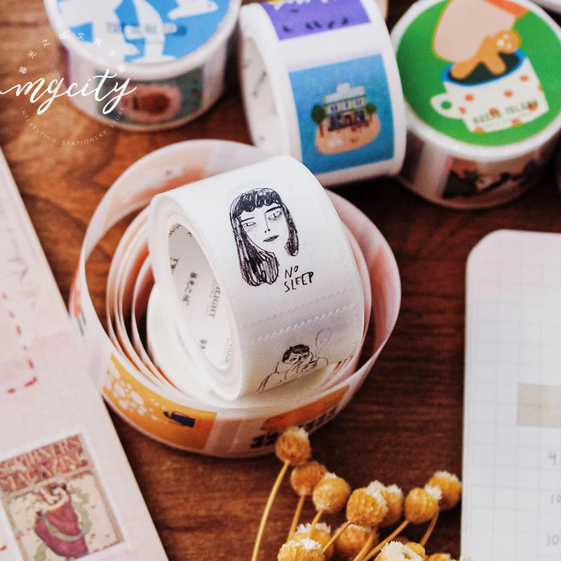 Креативная Ретро штамп лента Washi Скрапбукинг планировщик для скрапбукинга