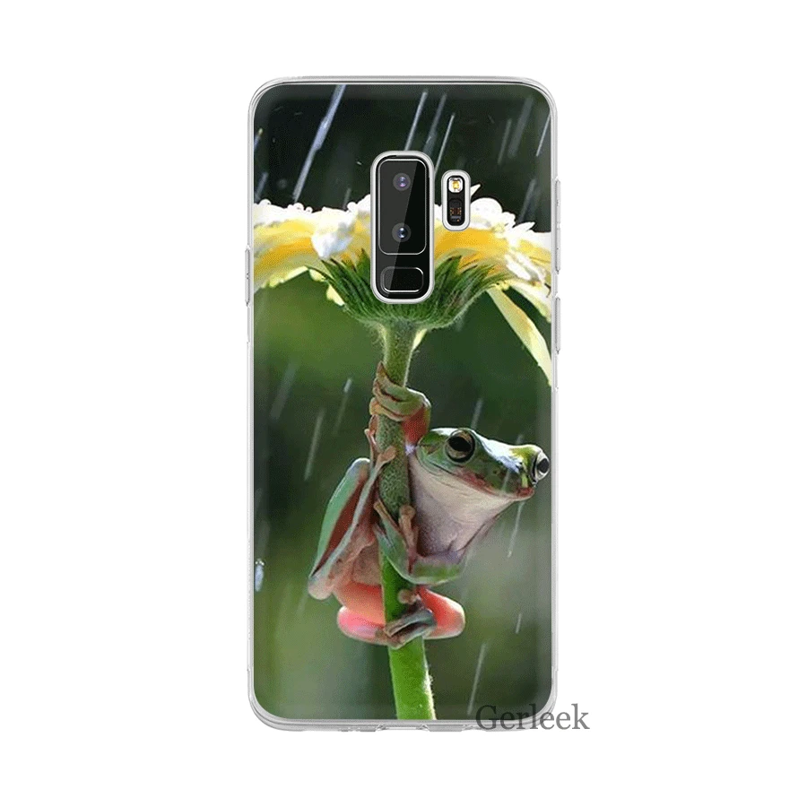 Чехол Desxz Frog для Samsung Galaxy S3 S4 S5 S6 S7 Edge S8 S9 S10 Plus S10e | Мобильные телефоны и аксессуары