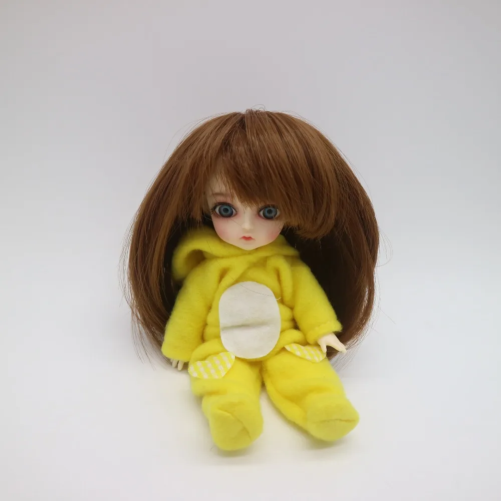 Парик для куклы(1/8 BJD, 16 см кукла, пластиковая кукла) Окружность головы: 14 см