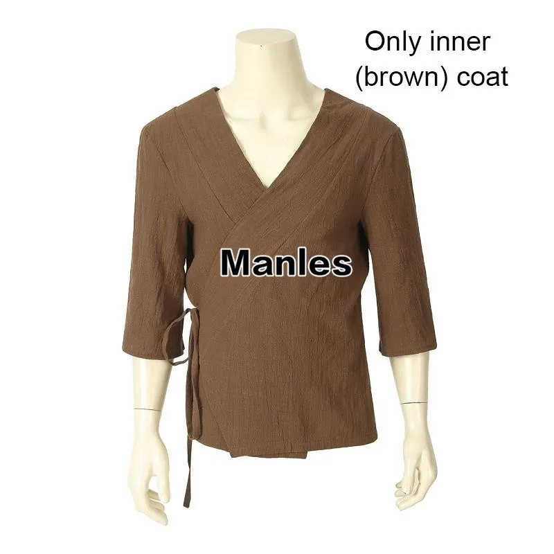 Only inner coat Sekiro Shadows Die Twice Costume Sekiro; Карнавальный костюм для взрослых; карнавальный костюм на Хэллоуин, Рождество, карнавал; вечерние туфли-сабо - Цвет: Only inner coat