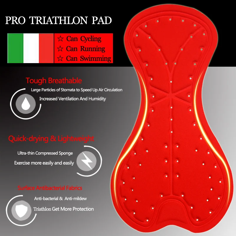 

X-Tiger 2020 Triathlon Bike Outdoor Clothing Pro Elastic Compression Sponge Padding Breathable Sleeveless Cycling Jersey For Men