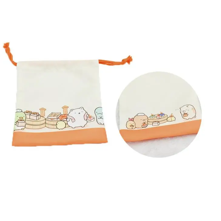 10 1 шт., мультяшная мини сумка Sumikko Gurashi из полиэстера и енота, косметическая сумка для хранения, канцелярские сумки для документов, подарки - Цвет: 10