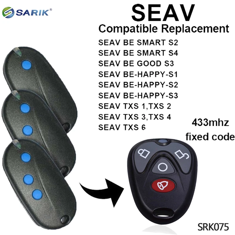 SEAV BE HAPPY S1 S2 S3 передатчик ворот гаражной двери универсальный дубликатор