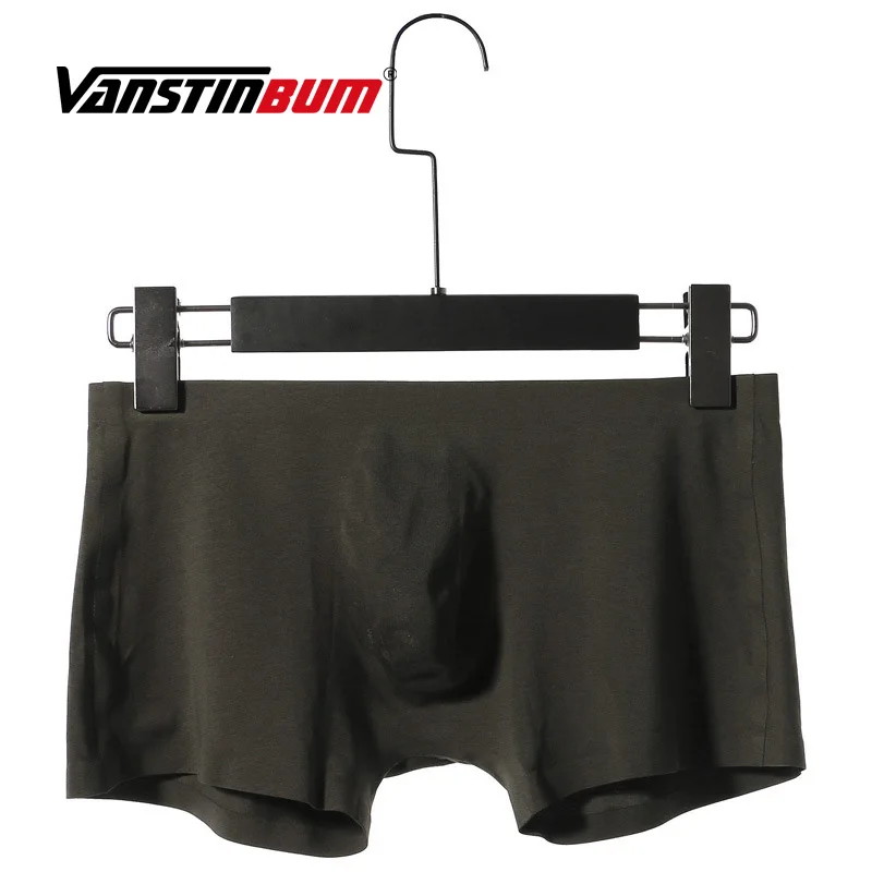 VANSTINBUM мягкие дышащие боксер сексуальное нижнее белье мужские боксерские шорты трусы с отдельной секцией для пениса с низкой посадкой Slip Cuecas Мужские трусы