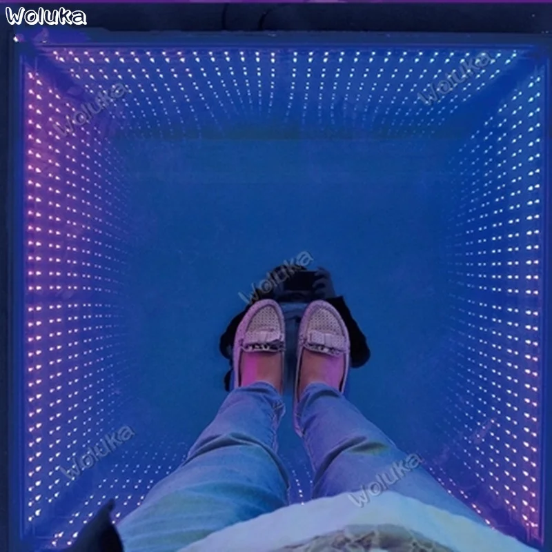 Светодиодная Люминесцентная плитка лампа 3D Magic Abyss Bar танцевальная напольная