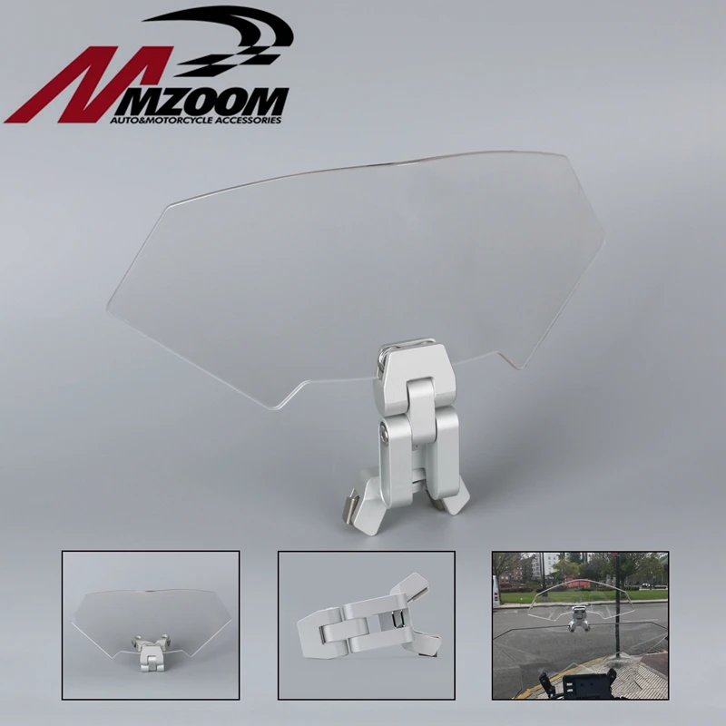 Регулируемый зажим на лобовое стекло для мотоцикла спойлер ветрозащитный экран