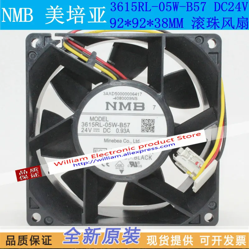 

New Original NMB 3615RL-05W-B57 24V 0.93A 90*90*38MM for Fanuc cooling fan