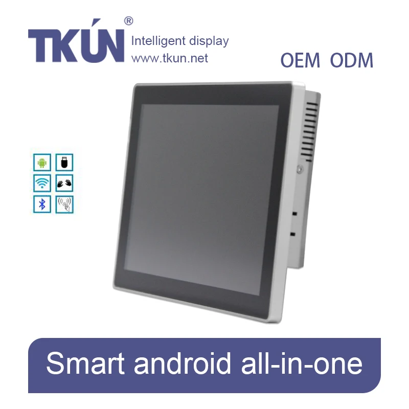 TKUN 10 1 дюймовый android емкостный сенсорный Все-в-одном аппарат AG101WL A83