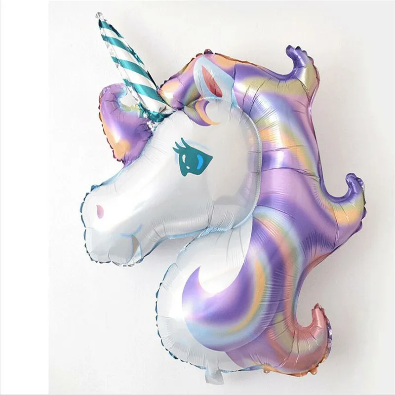 Balloons 1pcs 108*180 см мультфильм Единорог розовая пластиковая Скатерть Обложка вечерние украшения для детей день рождения украшения поставки - Цвет: Balloons 1pcs