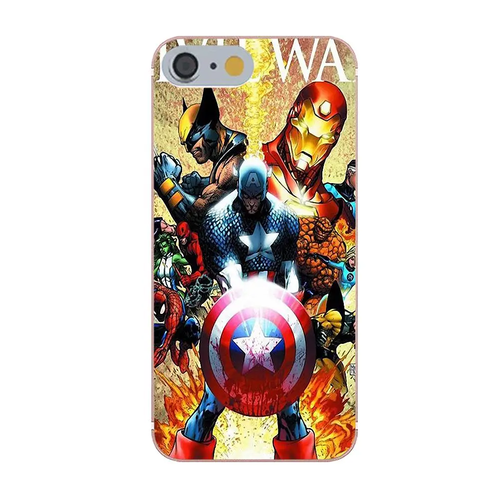 Tpwxnx Супергерои из Marvel Мстителей для HTC Desire 530 626 628 630 816 820 One A9 M7 M8 M9 M10 E9 Plus U11 Moto G G2