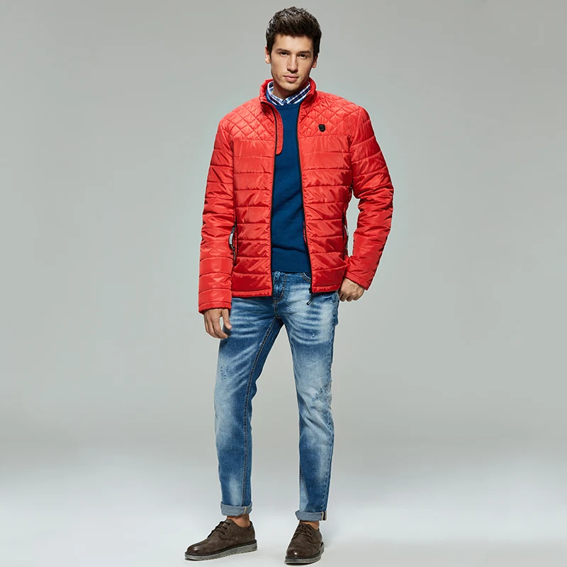 GLO-STORY отгруженная из Европы Мужская Базовая Толстая зимняя верхняя одежда пальто