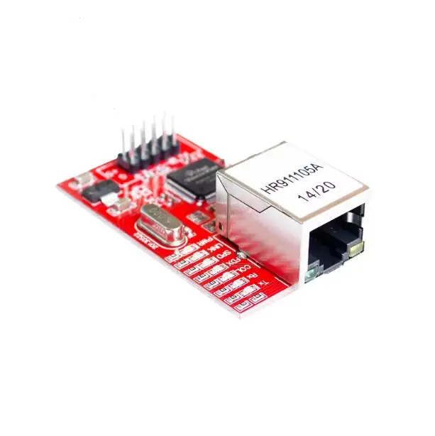 Красная плата электронные строительные блоки W5100 Ethernet модуль сетевой для
