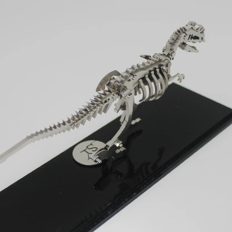 3 для 2 dilophosaurus 3D Сталь металла подвижность суставов Миниатюрная модель Наборы