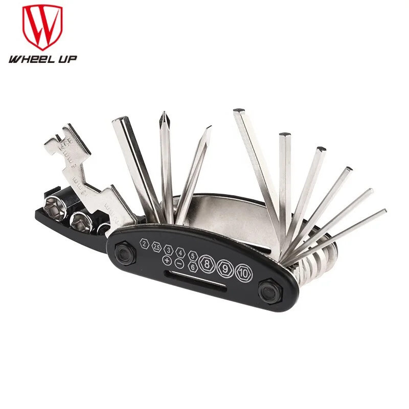 

Набор многофункциональных инструментов для горного велосипеда, комплект инструментов 16 в 1 для ремонта шин и велосипедов