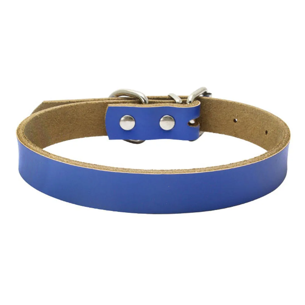 Ошейники для кошек и собак pipifrien двухцветный ошейник из натуральной кожи
