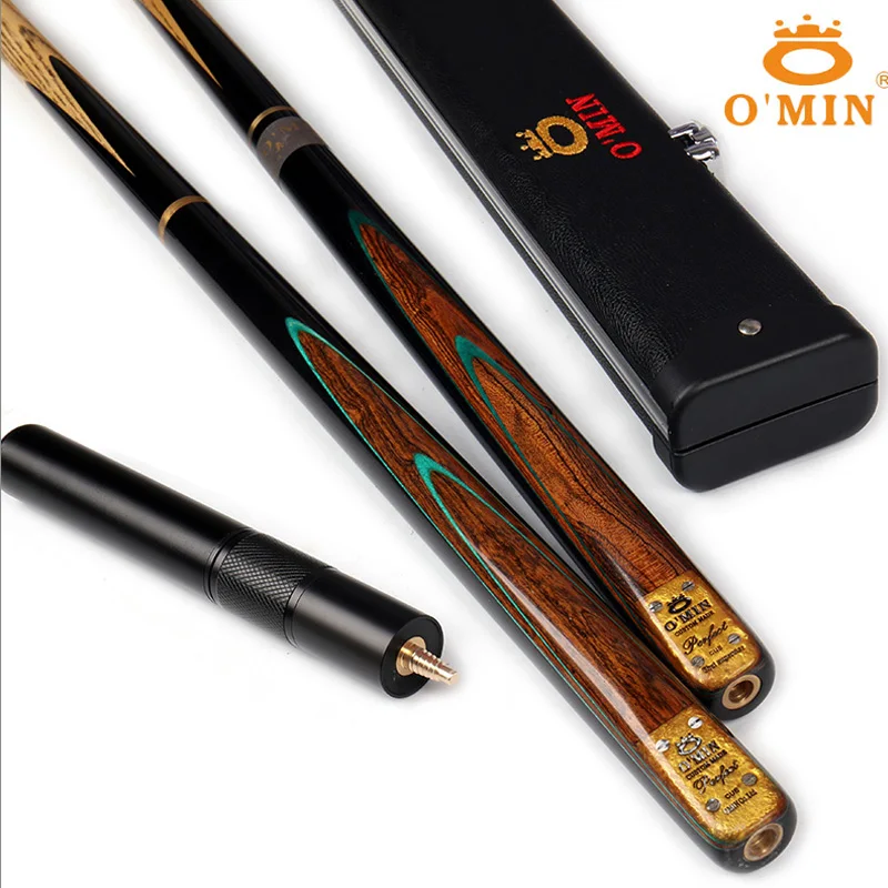 2018 New O'Min идеальная модель 3/4 снукер с наконечниками 9 8 мм 3 4 чехол для снукера