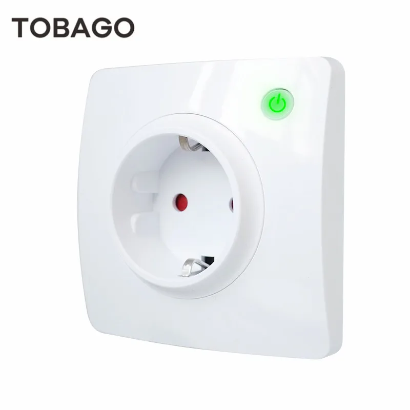 TOBAGO EU настенная розетка Универсальная умная Wifi электрическая розетка поддержка Evergy функция монитора и Магнитное реле с фиксацией