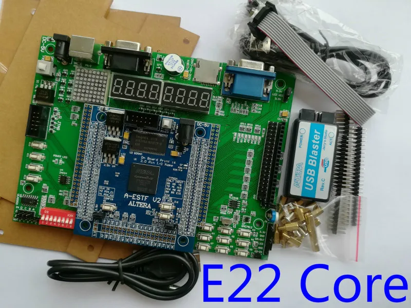 E22 ядро + нижняя доска fpga макетная плата cyclone iv EP4CE22F17C8N altera плата|Демонстрационные