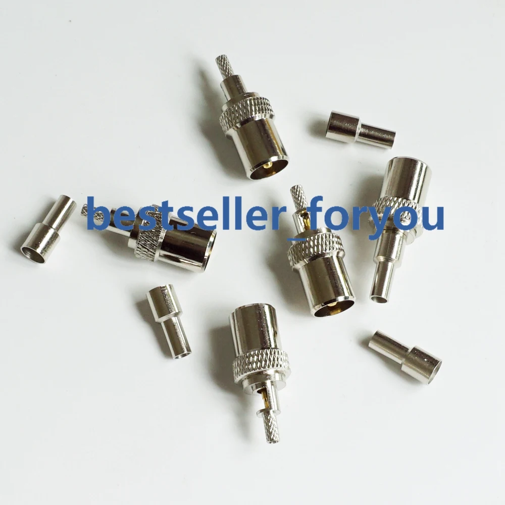 

IEC PAL DVB-T TV Male CRIMP RF Coax RG174 RG316 LMR100 RF Connector Plug