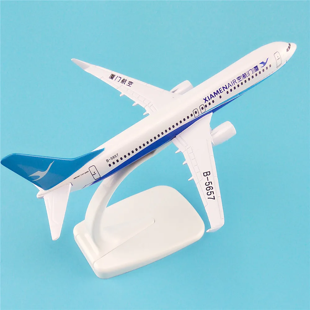 16 см металлическая модель самолета воздуха Китай Сямэнь эйр B737 800 Boeing 737