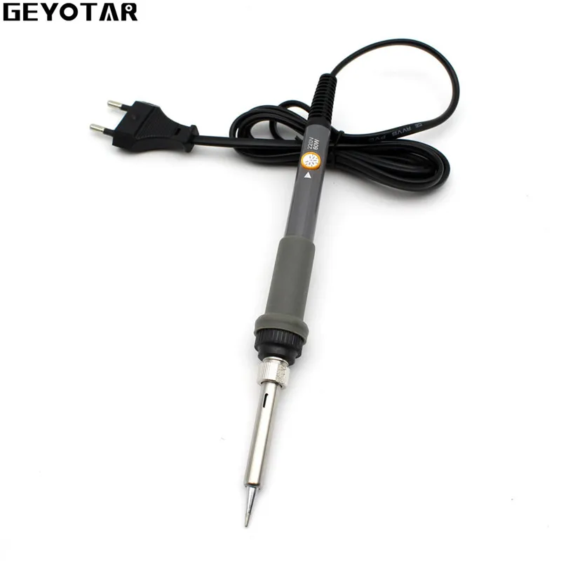 Новинка 2017 года ЕС Plug В 220 60 Вт Электрический паяльник Регулируемый температура