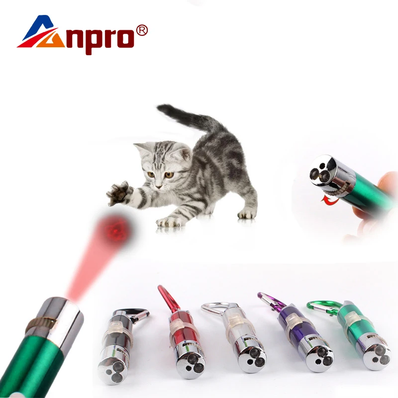 Anpro 1 шт. портативный Охотник для кошек игрушки лазерная указка ручка