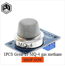 MQ-7 обнаружения дыма метана сжиженного газа сенсор модуль для Arduino Starter DIY Kit