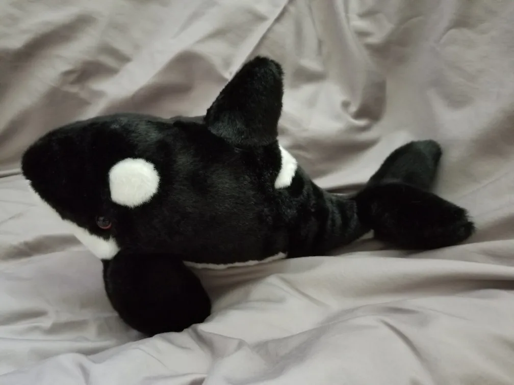 Оригинальный большой Кита-убийца Имитация животных материал животное плюшевая