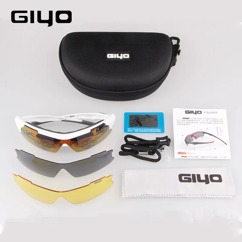 Солнцезащитные очки GIYO для велоспорта поляризационные с защитой UV400 езды на
