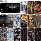 Мягкий чехол YIMAOC для Apple iPhone SE 2020, 5, 5s, 6, 6s, 7, 8 Plus, XR, X, Xs, 11, 12 Pro Max, 12 mini