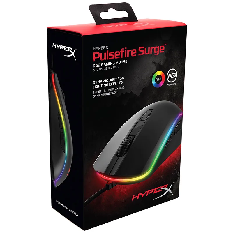 Профессиональная игровая мышь Kingston HyperX Pulsefire FPS Surge RGB и Core|professional gaming mouse|gaming