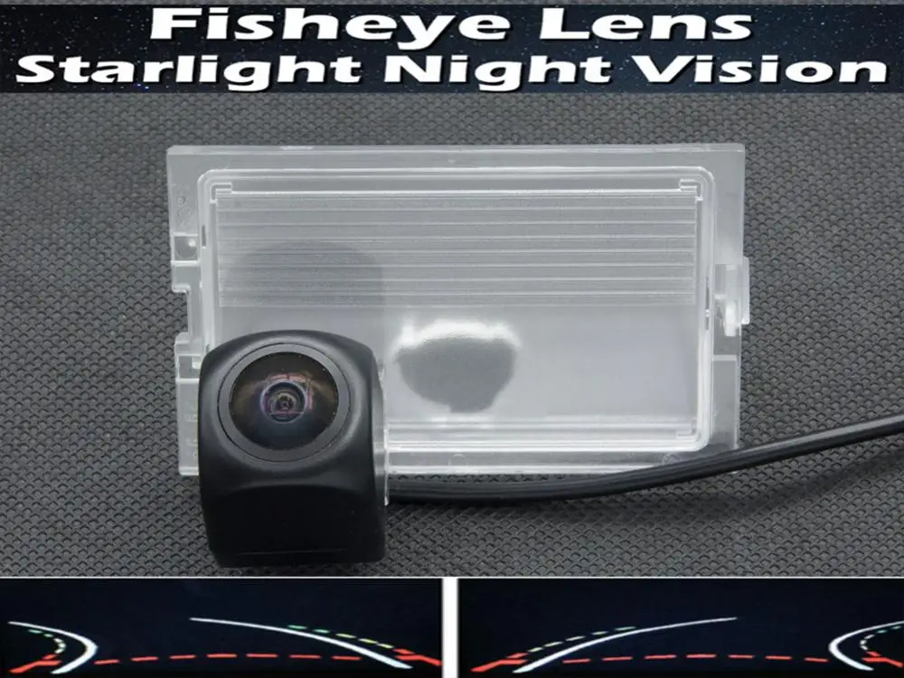

1080P Fisheye Lens Trajectory Tracks Car Rear view Camera For Land Rover Freelander Discovery 2/LR3 Car Reverse Camera