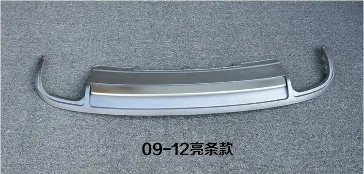 Diffuser A ABS 4 выхода PP задний бампер диффузор с выхлопными наконечниками для Audi A4 S4 B8 2009 2010 2011 2012 2 вида стилей - Цвет: Diffuser A